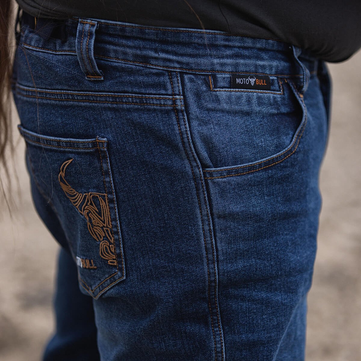 MotoBull | Kevlar Blue Jeans - S / W32 - Men's Pants - Peak Moto