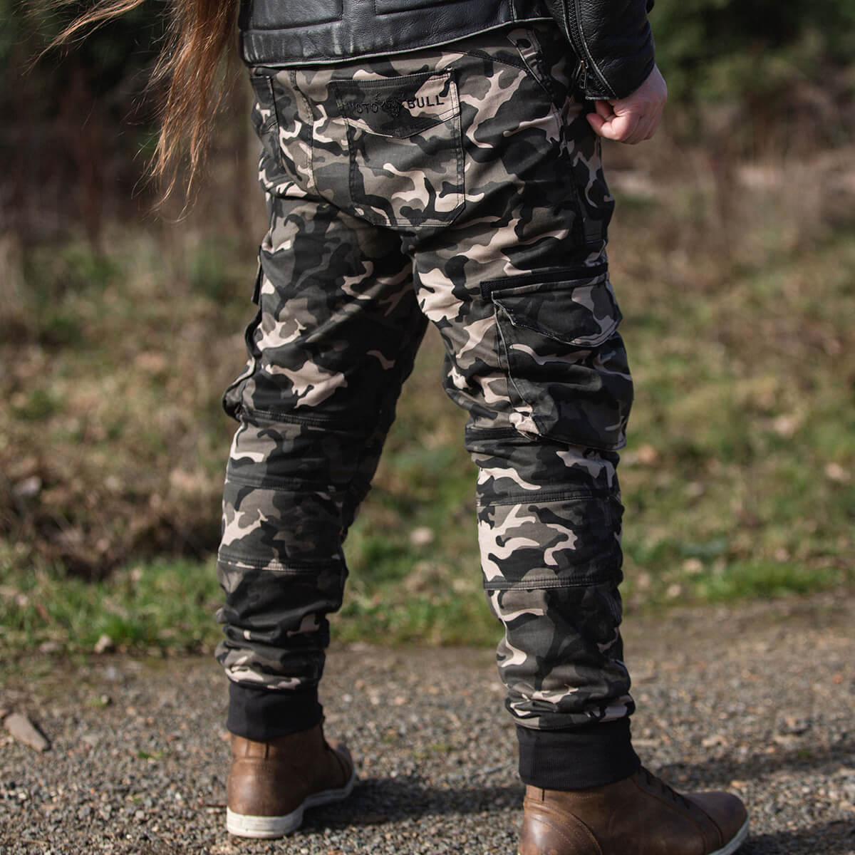 MotoBull | Ryan Cargo Pants - Camo - S / W32 - Men's Pants - Peak Moto