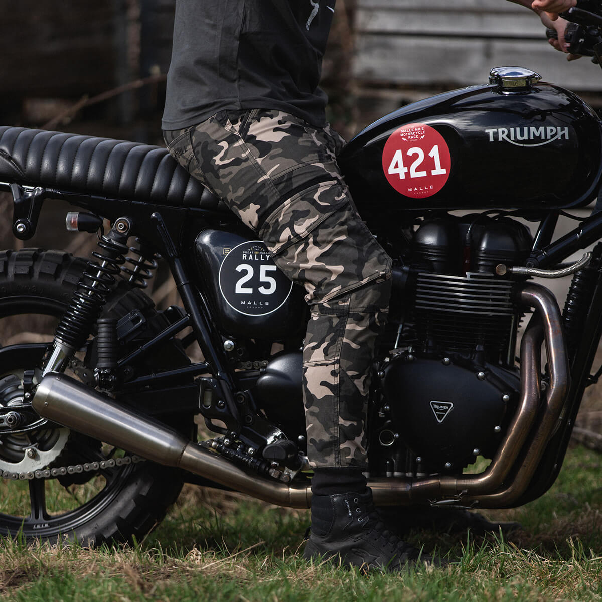 MotoBull | Ryan Cargo Pants - Camo - S / W32 - Men's Pants - Peak Moto