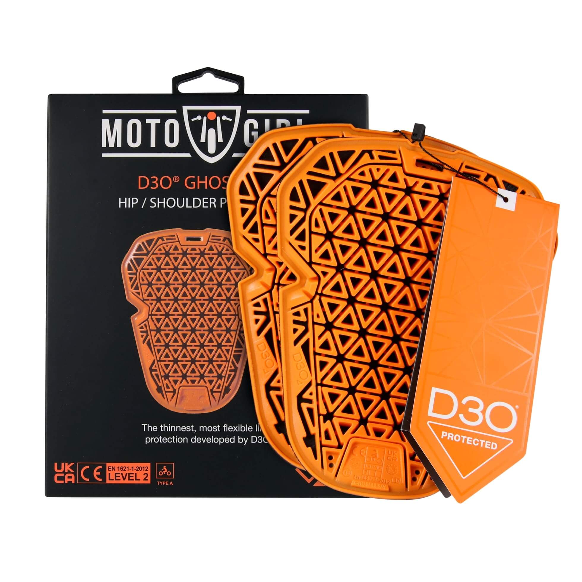 MotoGirl | CE Level 2 - D3O Ghost Hip/Shoulder Armour - Armour - Peak Moto