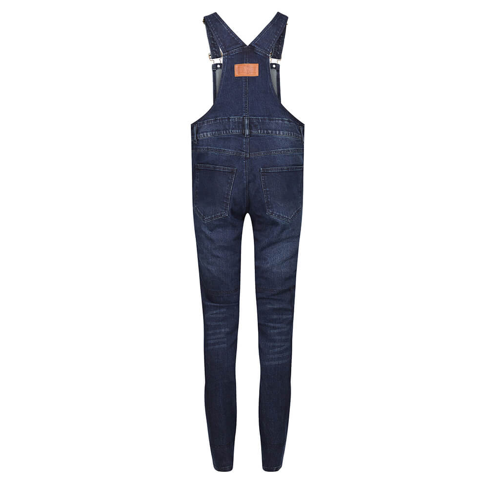 MotoGirl | Daisy Dungaree Overalls - Grey - Overalls - Peak Moto