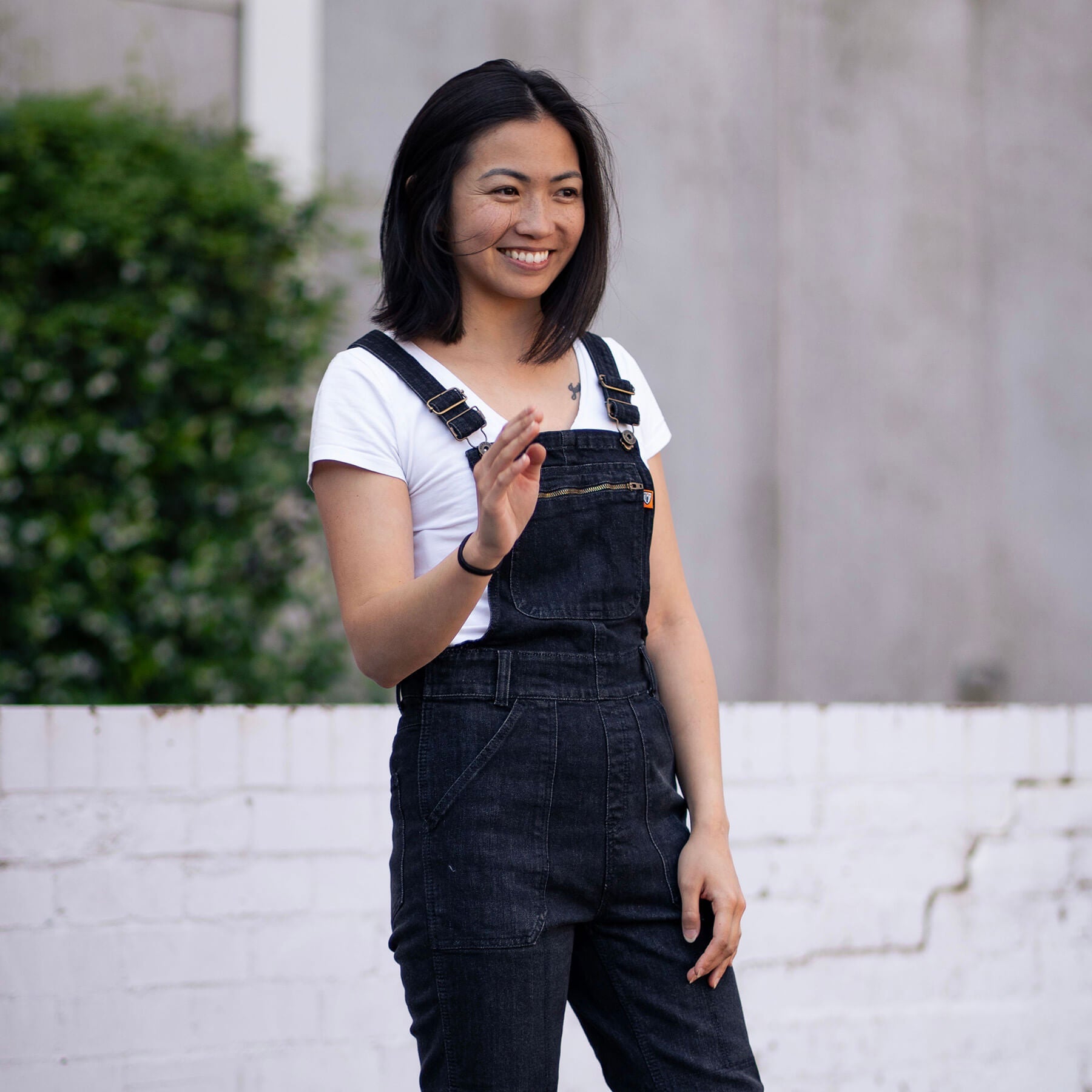 MotoGirl | Daisy Dungaree Overalls - Blue - Overalls - Peak Moto