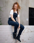 MotoGirl | Daisy Dungaree Overalls - Blue - Overalls - Peak Moto
