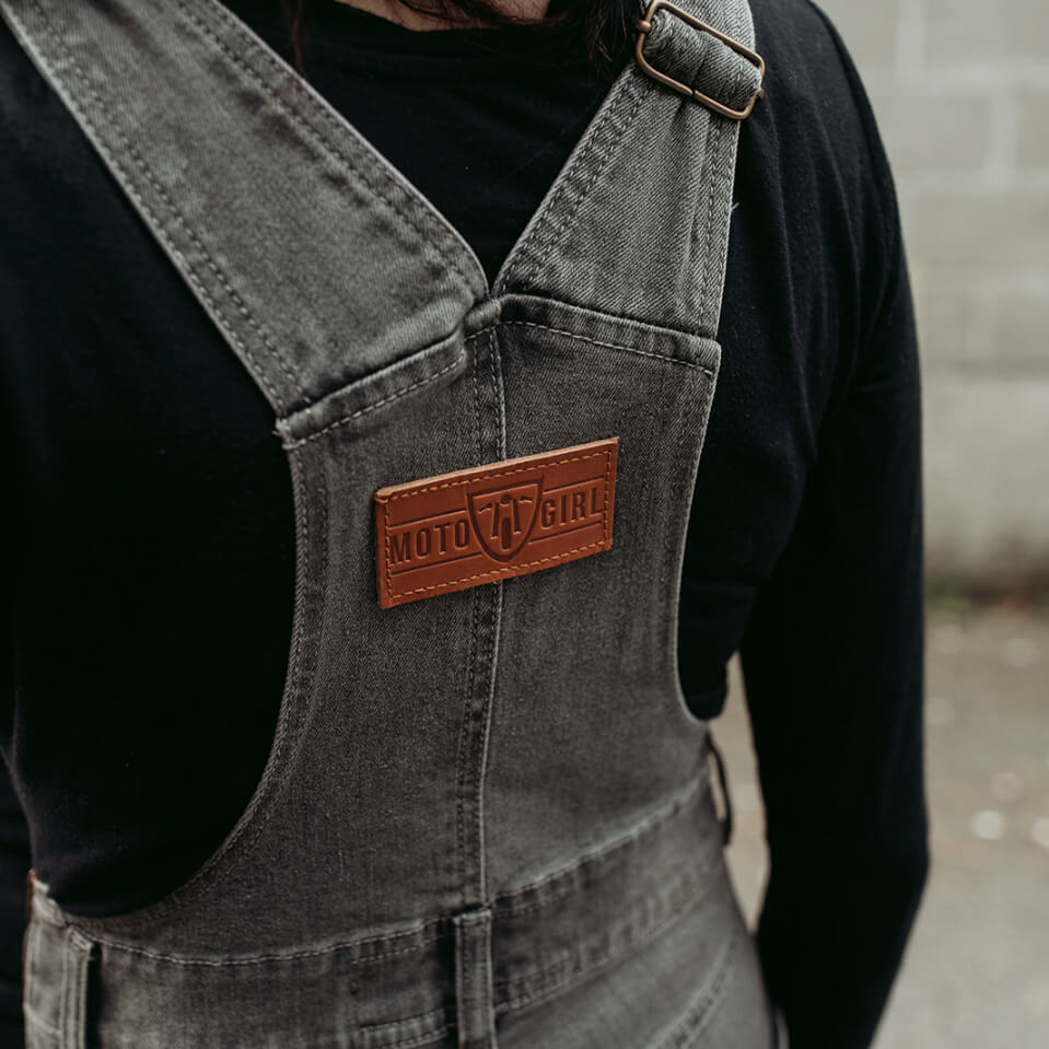 MotoGirl | Daisy Dungaree Overalls - Blue - Overalls - Peak Moto