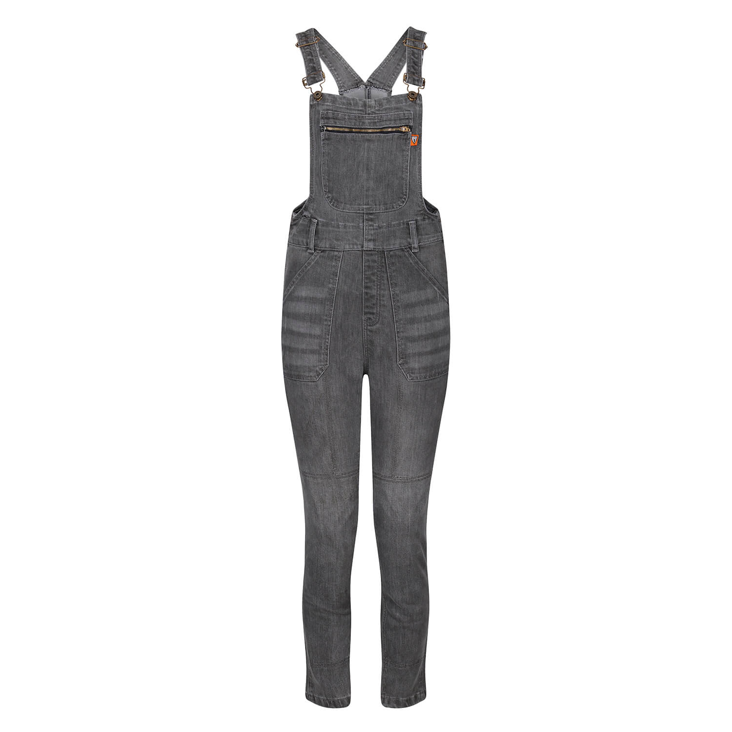 MotoGirl | Daisy Dungaree Overalls - Grey - Overalls - Peak Moto