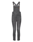 MotoGirl | Daisy Dungaree Overalls - Grey - Overalls - Peak Moto