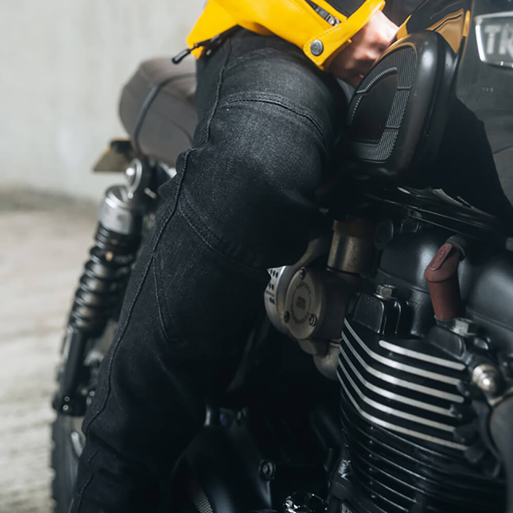 MotoGirl | Ellie Jeans - Black - Women's Pants - Peak Moto