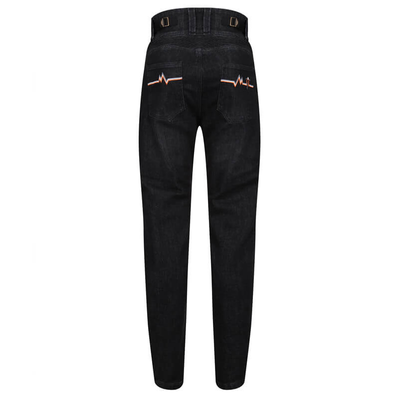 MotoGirl | Ellie Jeans - Black - Women's Pants - Peak Moto