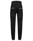 MotoGirl | Ellie Jeans - Black - Women's Pants - Peak Moto