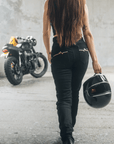 MotoGirl | Ellie Jeans - Black - Women's Pants - Peak Moto