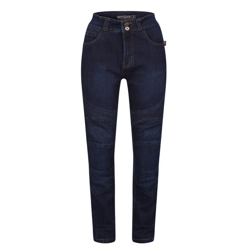 MotoGirl | Ellie Jeans - Blue - Women's Pants - Peak Moto