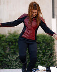 MotoGirl | Fiona Leather Jacket - Red - Women's Leather Jackets - Peak Moto