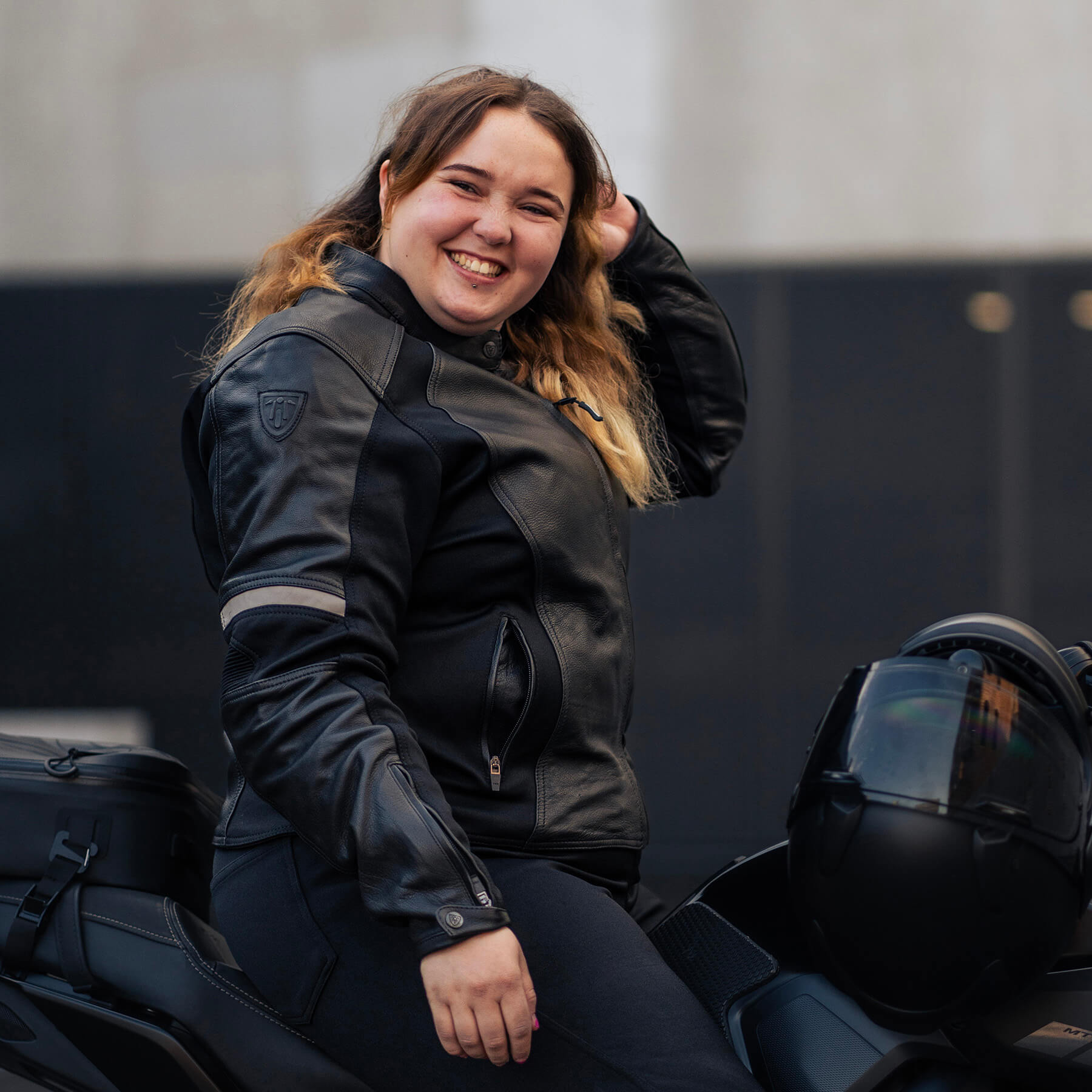 MotoGirl | Fiona Leather Jacket - Red - Women's Leather Jackets - Peak Moto