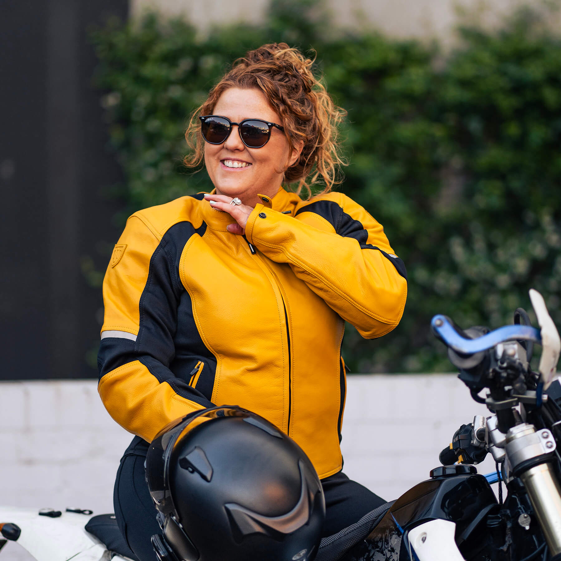 MotoGirl | Fiona Leather Jacket - Red - Women's Leather Jackets - Peak Moto