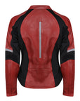 MotoGirl | Fiona Leather Jacket - Red - Women's Leather Jackets - Peak Moto