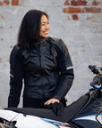 MotoGirl | Fiona Leather Jacket - Red - Women's Leather Jackets - Peak Moto
