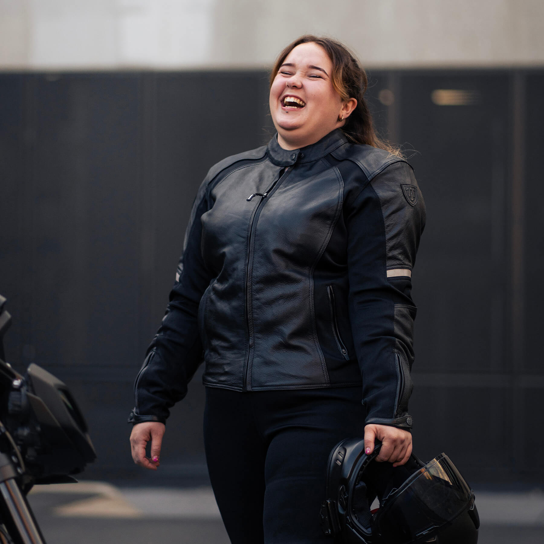 MotoGirl | Fiona Leather Jacket - Red - Women's Leather Jackets - Peak Moto