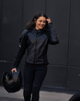 MotoGirl | Fiona Leather Jacket - Red - Women's Leather Jackets - Peak Moto
