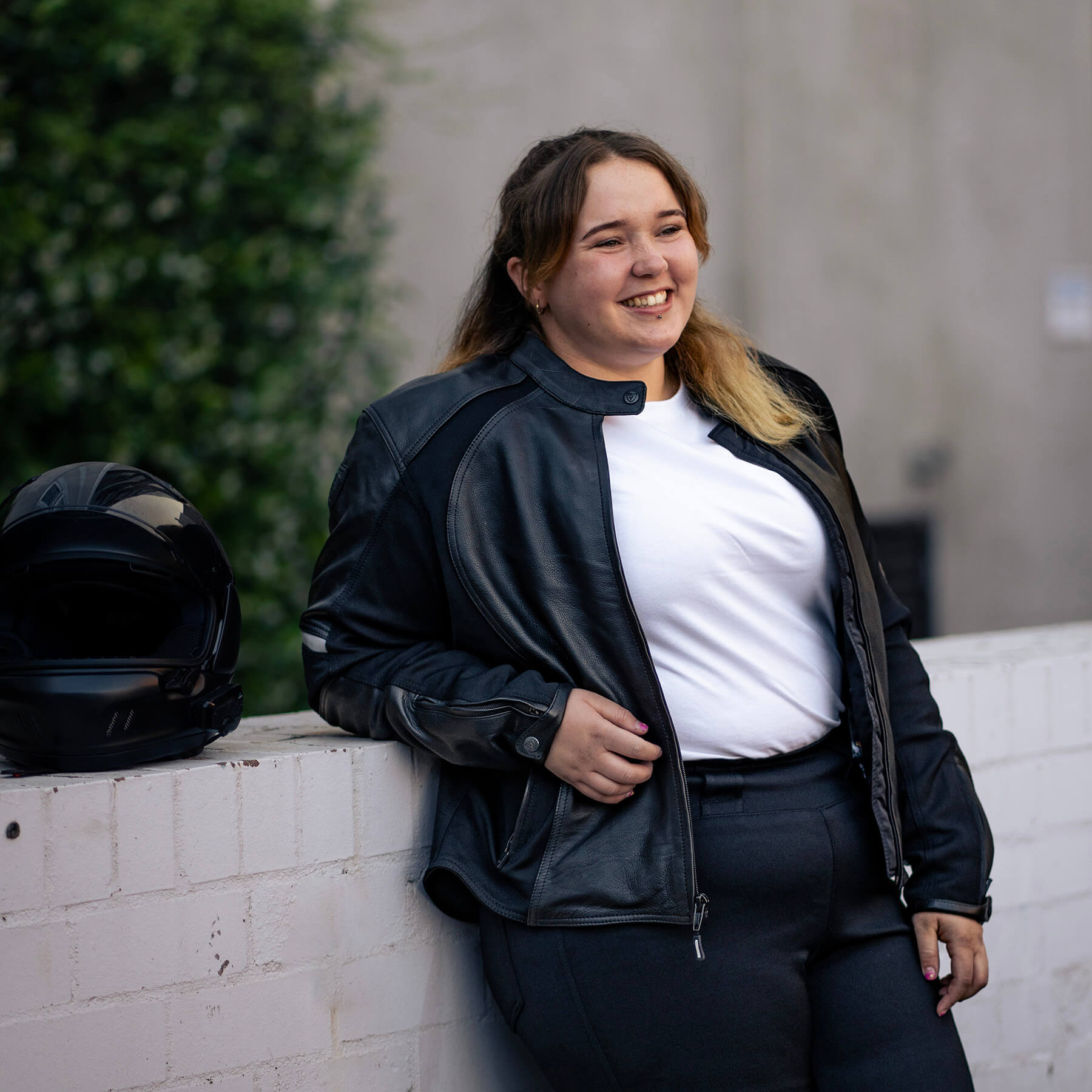 MotoGirl | Fiona Leather Jacket - Red - Women's Leather Jackets - Peak Moto