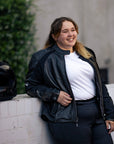 MotoGirl | Fiona Leather Jacket - Red - Women's Leather Jackets - Peak Moto