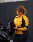 MotoGirl | Fiona Leather Jacket - Red - Women's Leather Jackets - Peak Moto