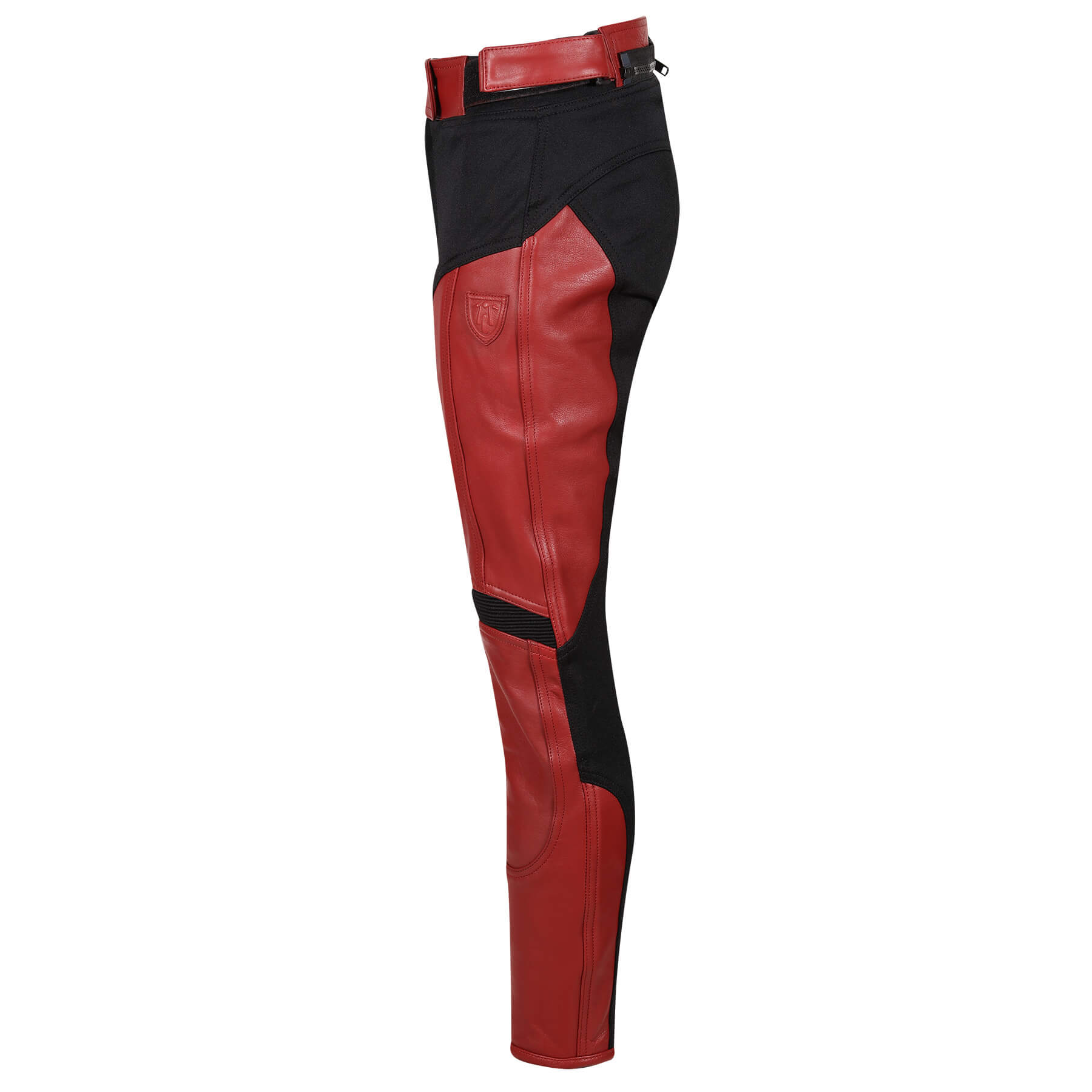 MotoGirl | Fiona Leather Trousers - Yellow - Women's Pants - Peak Moto