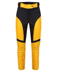MotoGirl | Fiona Leather Trousers - Yellow - Women's Pants - Peak Moto