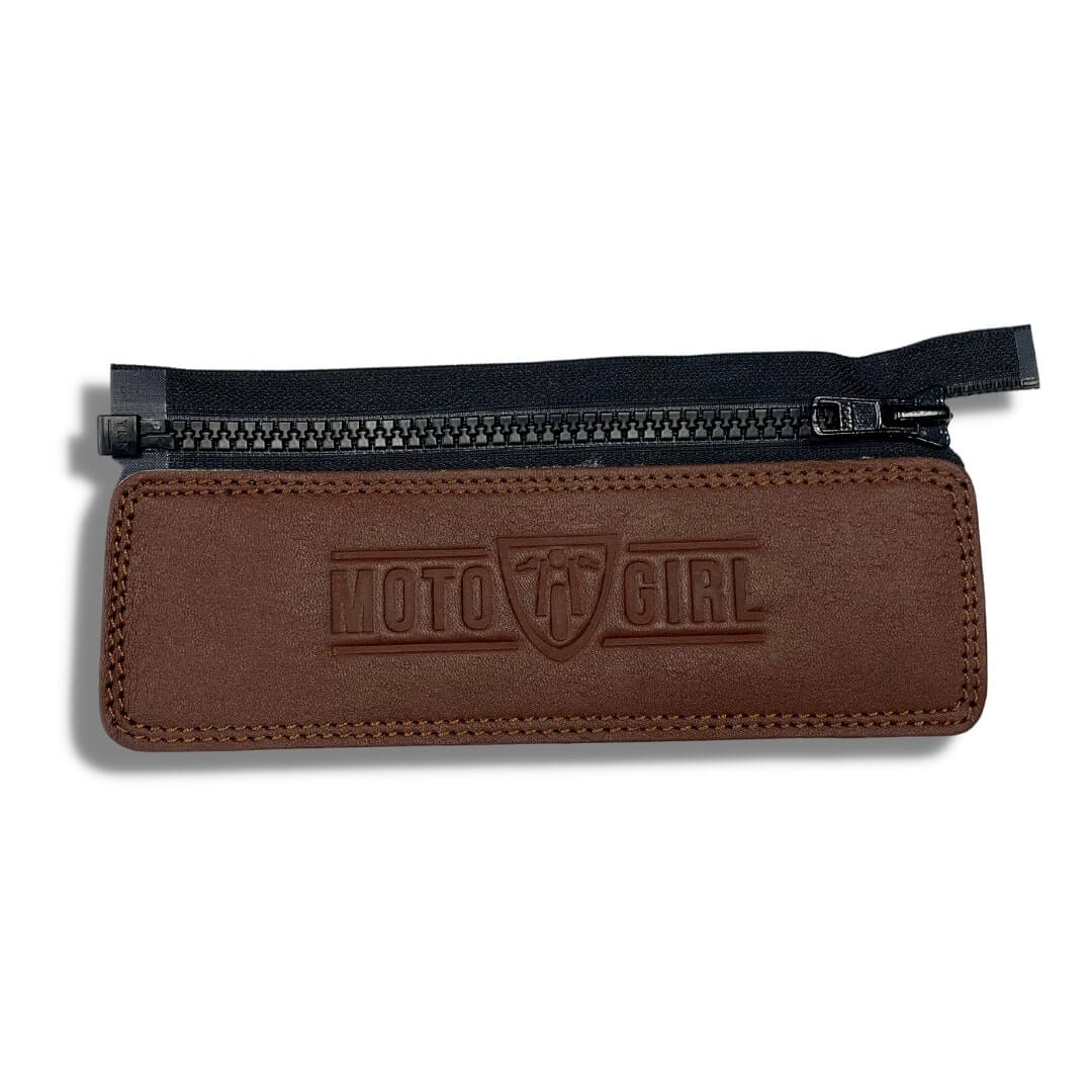 MotoGirl | Jacket Belt Connectors - Brown - Armour - Peak Moto