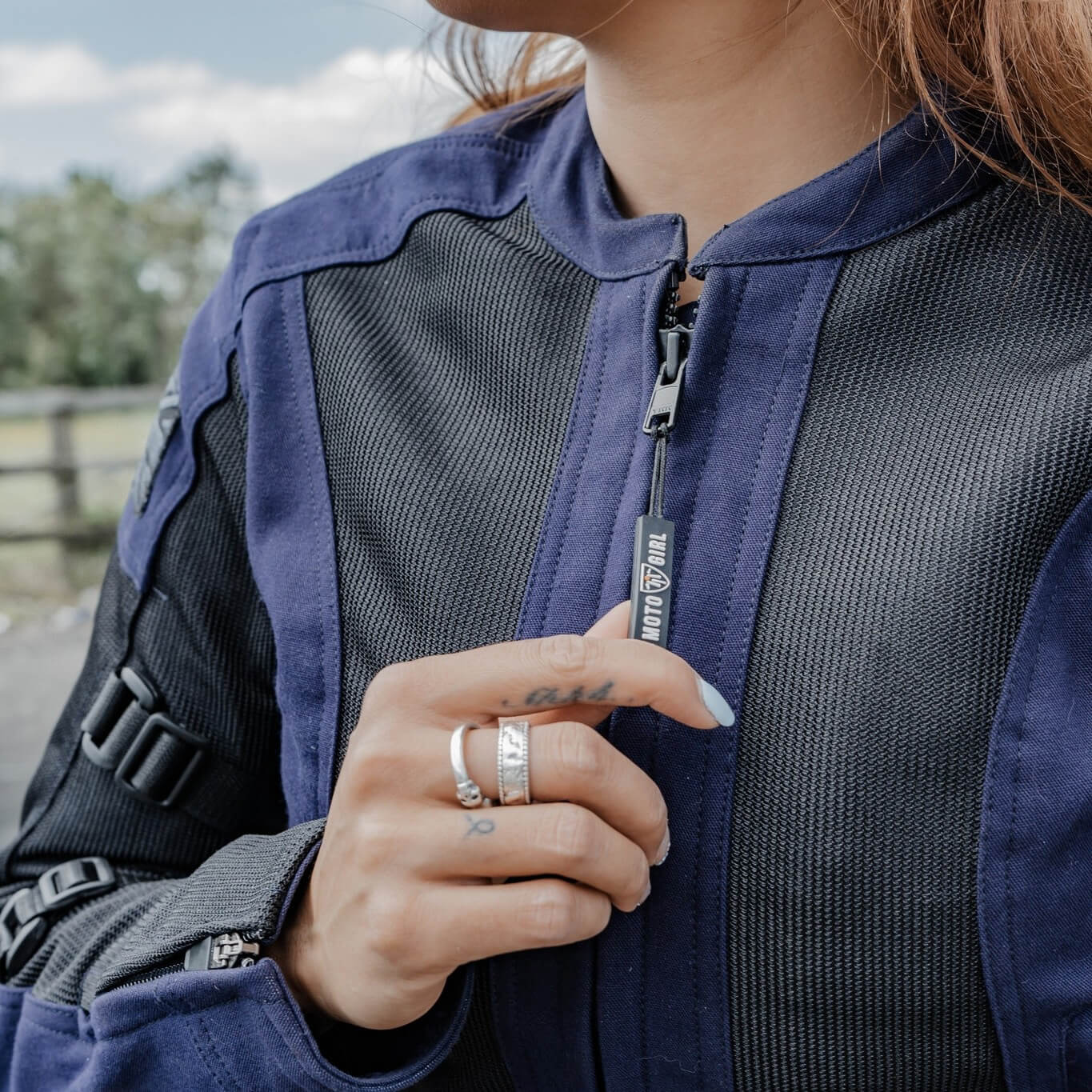 MotoGirl | Jodie Mesh Summer Jacket - Khaki Green - Women's Textile Jackets - Peak Moto