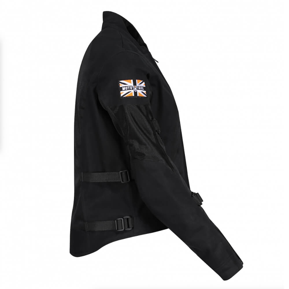 MotoGirl | Jodie Mesh Summer Jacket - Black - Women's Textile Jackets - Peak Moto