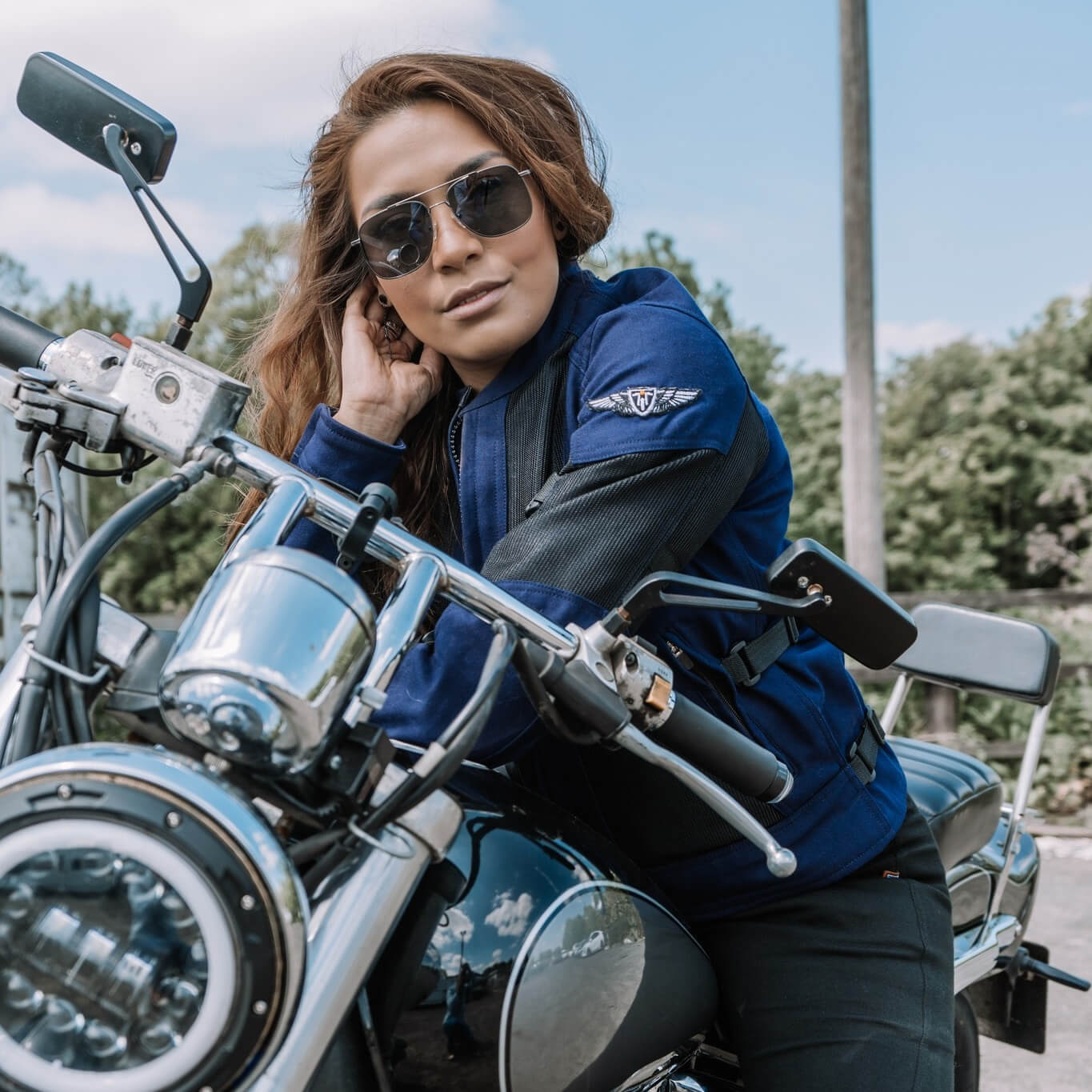 MotoGirl | Jodie Mesh Summer Jacket - Khaki Green - Women's Textile Jackets - Peak Moto