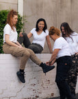 MotoGirl | Lara Cargo Pants - Beige - XS / AU 6 / US 4 - Women's Pants - Peak Moto