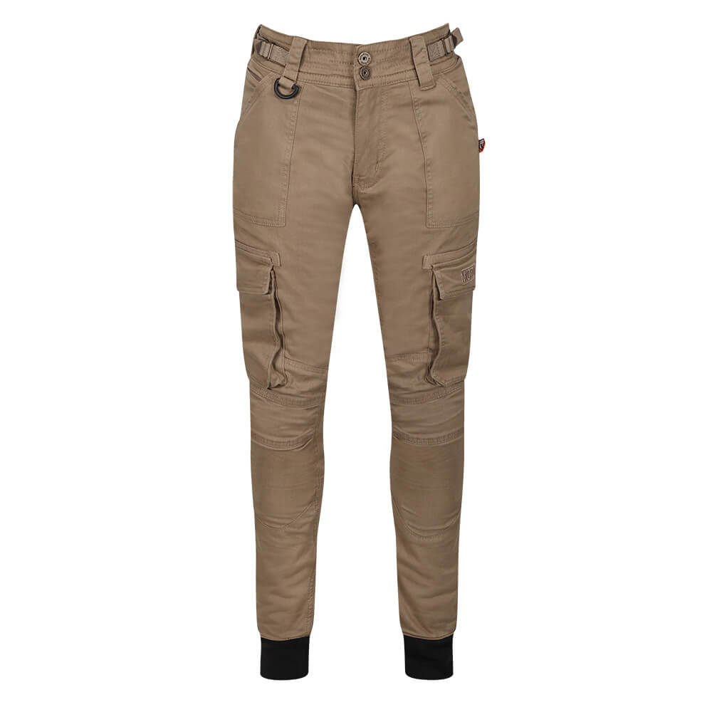 MotoGirl | Lara Cargo Pants - Beige - XS / AU 6 / US 4 - Women's Pants - Peak Moto