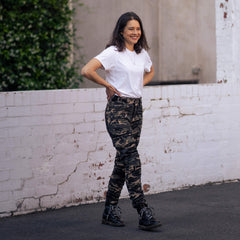 Lara Cargo Pants - Camo