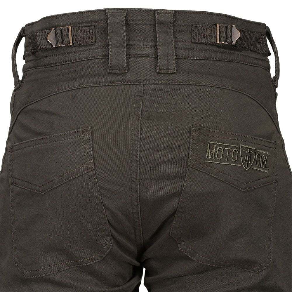 MotoGirl | Lara Cargo Pants - Olive - XXS / AU 4 / US 2 - Women's Pants - Peak Moto