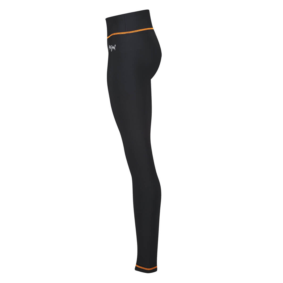 MotoGirl | Mid - Layer Leggings - Black/Orange - Windbreaker - Peak Moto