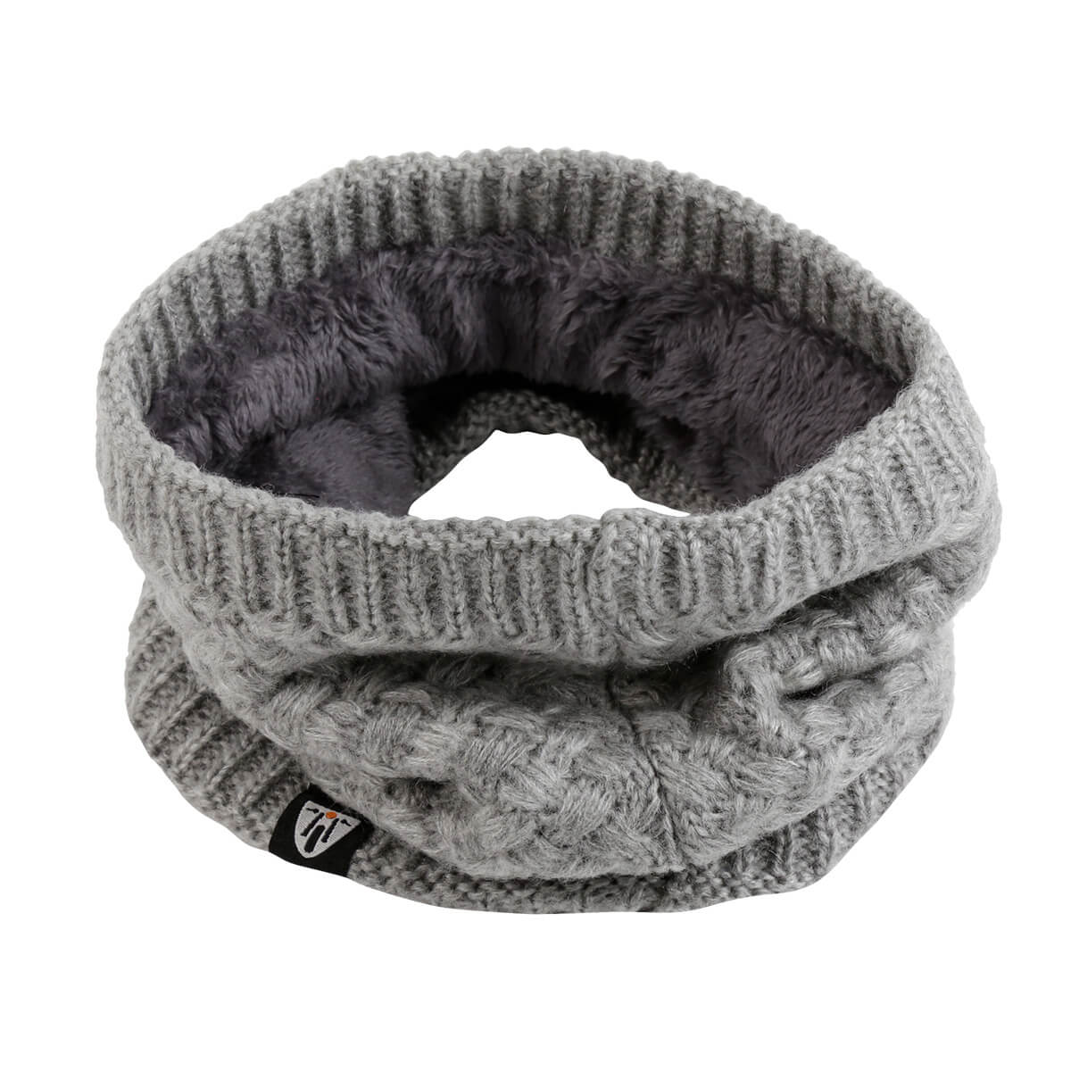 MotoGirl | Neck Warmer - Plush Grey - Neckwear - Peak Moto