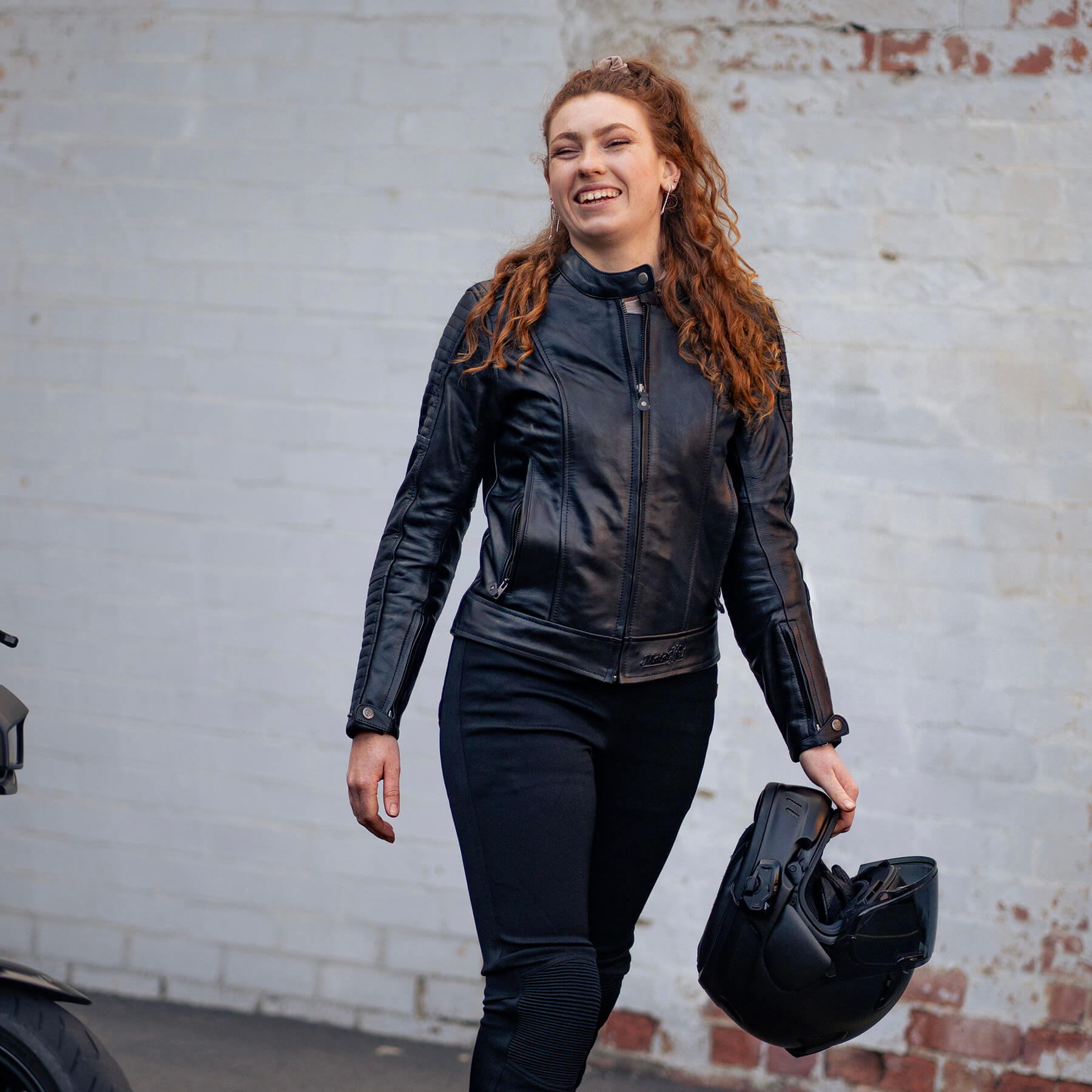 MotoGirl | Valerie Leather Jacket - Purple - Women's Leather Jackets - Peak Moto