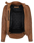 MotoGirl | Valerie Leather Jacket - Red - Women's Leather Jackets - Peak Moto