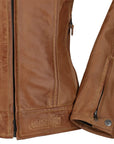 MotoGirl | Valerie Leather Jacket - Red - Women's Leather Jackets - Peak Moto