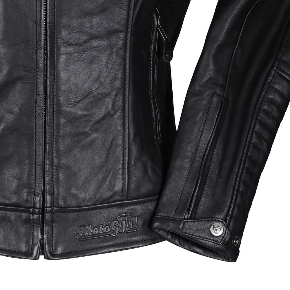 MotoGirl | Valerie Leather Jacket - Black - Women's Leather Jackets - Peak Moto