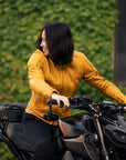 MotoGirl | Valerie Leather Jacket - Purple - Women's Leather Jackets - Peak Moto