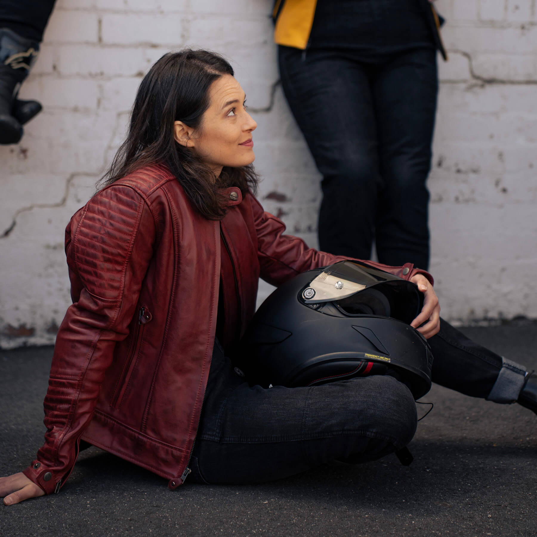 MotoGirl | Valerie Leather Jacket - Purple - Women's Leather Jackets - Peak Moto