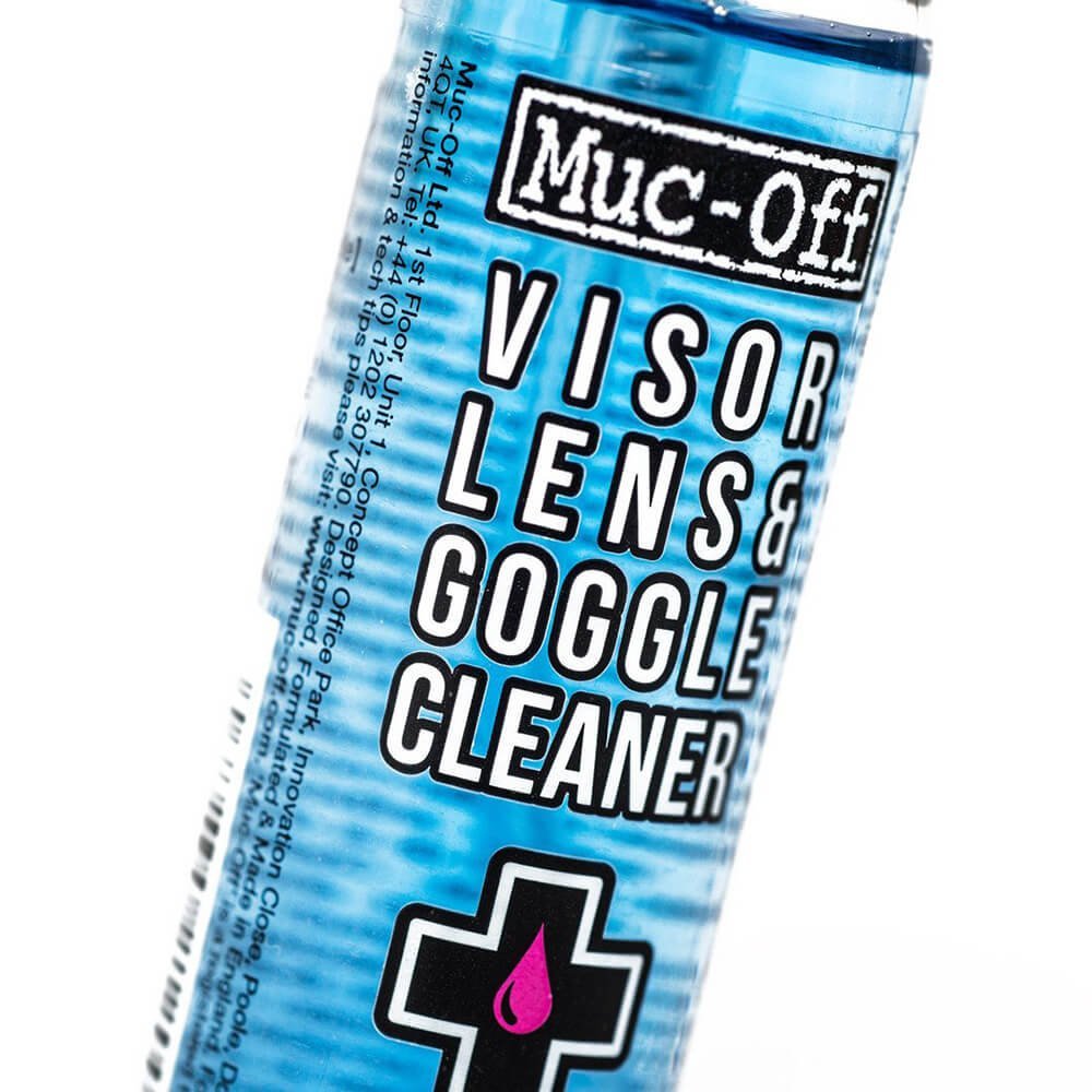 Muc - Off | Helmet Visor, Lens, & Goggle cleaner - Pocket - 32ml - Helmet Cleaning & Care - Peak Moto