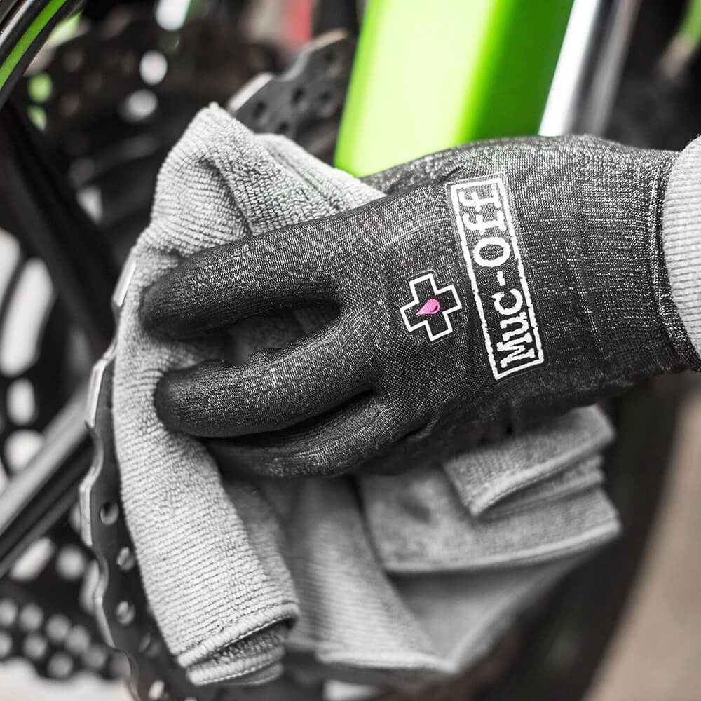 Muc - Off | Motorcycle Mechanics Gloves - Small - Gear & Bike Cleaning - Peak Moto