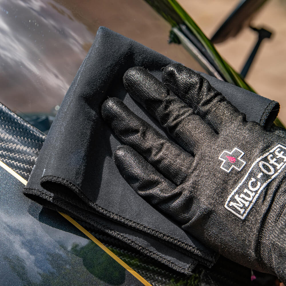 Muc - Off | Motorcycle Premium Microfibre Detailing Cloth - Gear & Bike Cleaning - Peak Moto