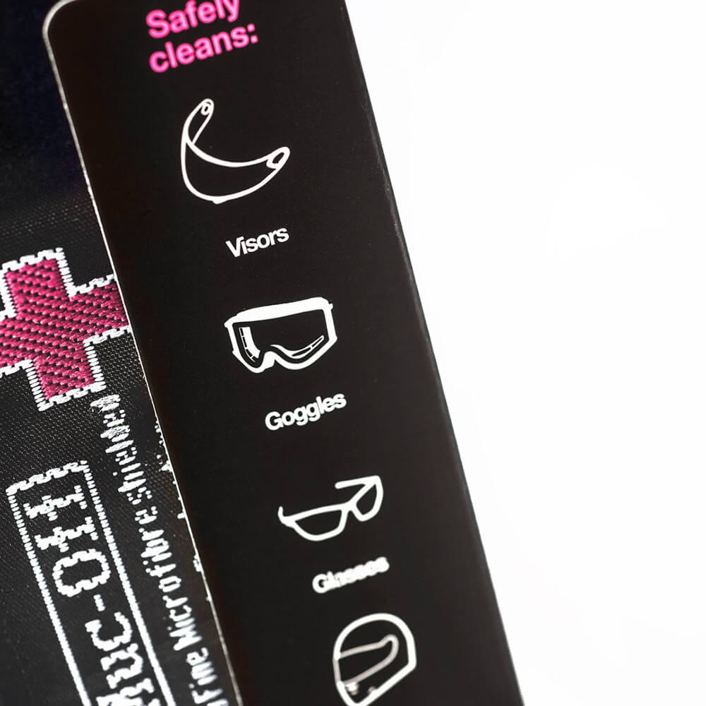 Muc - Off Visor, Lens, & Goggle Cleaning Kit - Helmet Cleaning & Care - Peak Moto