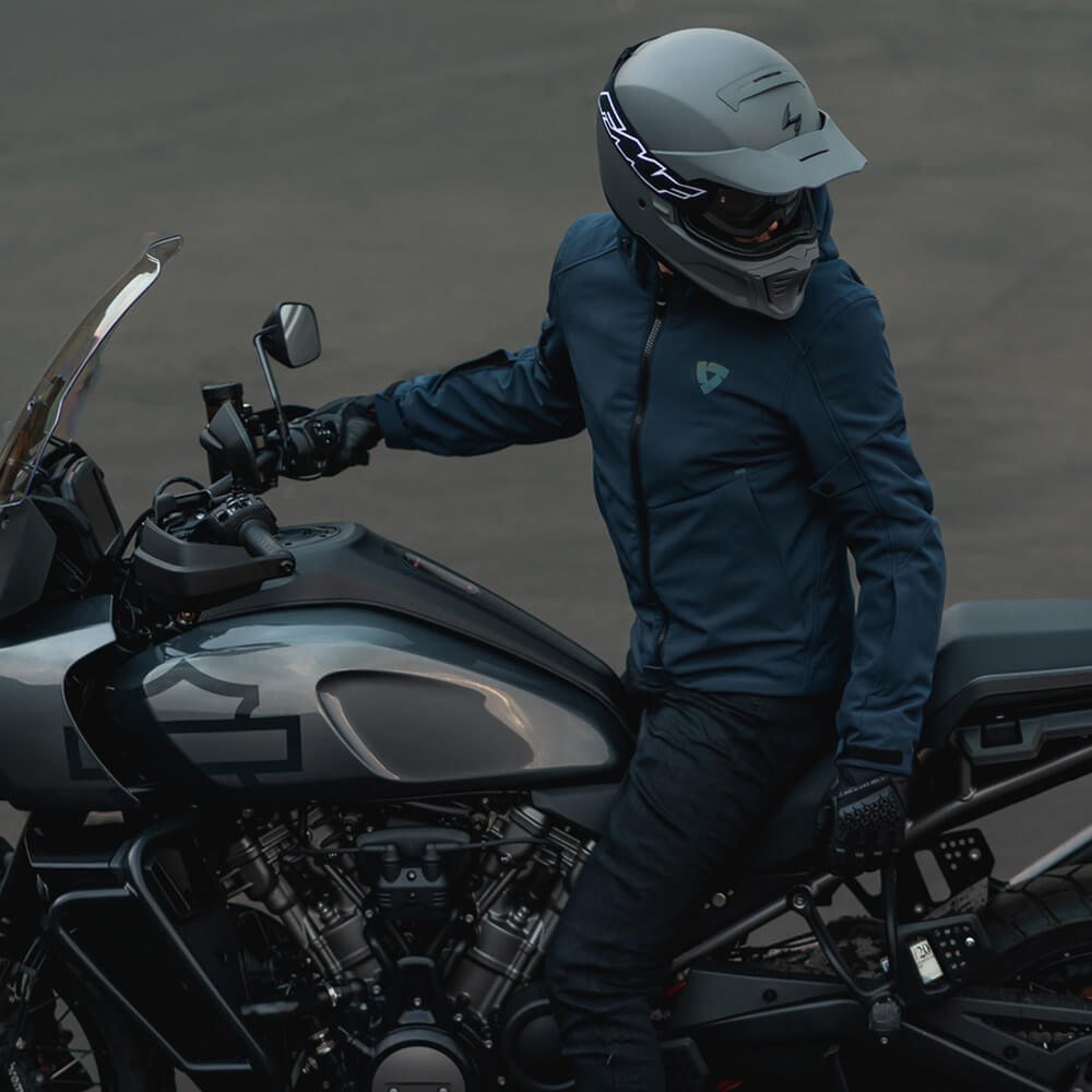 REV'IT! | Afterburn H2O Men's Jacket - Dark Grey - Men's Textile Jackets - Peak Moto