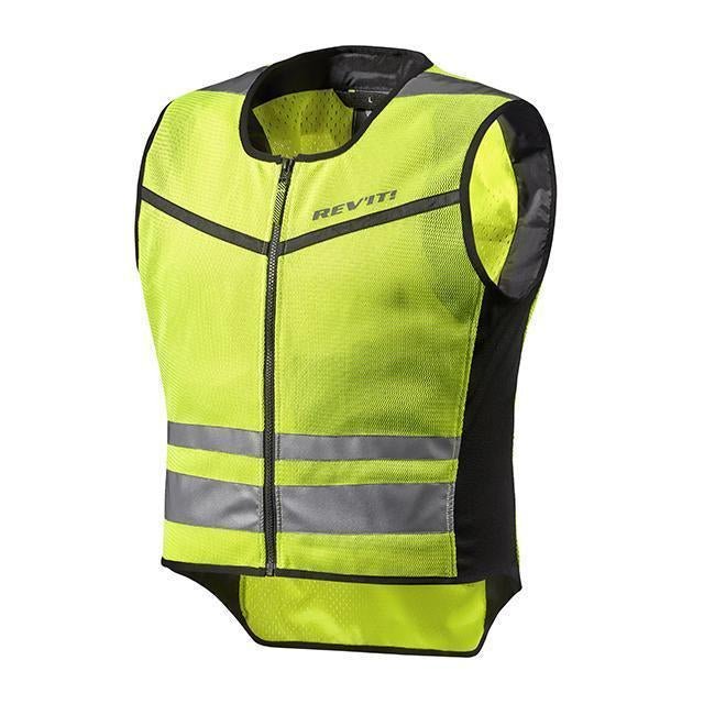 REV'IT! | Athos Air 2 HV Unisex Vest - Neon - High Visability Vests - Peak Moto