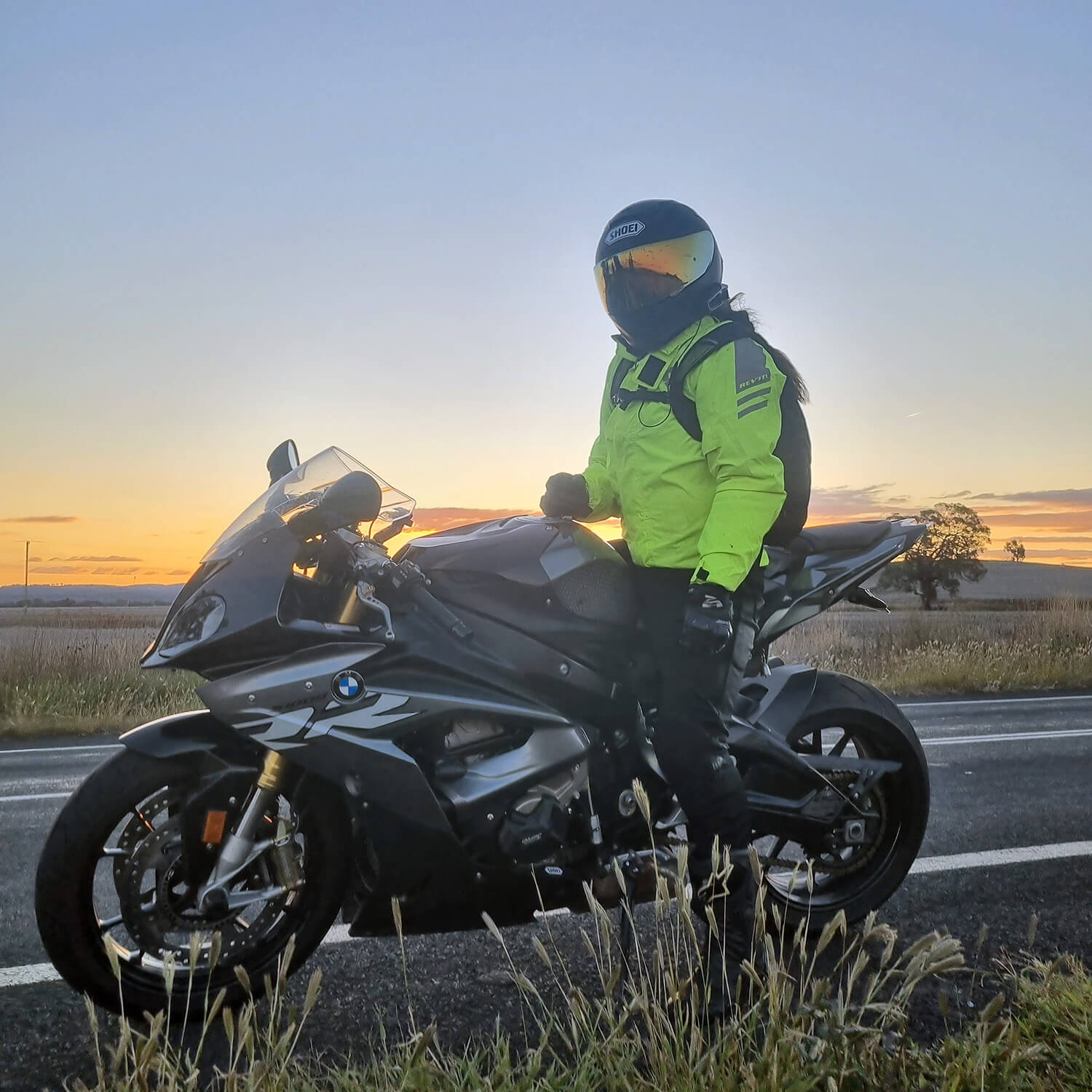 REV'IT! | Cyclone 4 H2O Rain Jacket - Black - Rainwear & Safety - Peak Moto